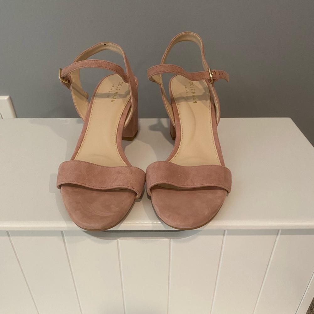 Cole Haan Blush Suede Women's Sandals NWOT